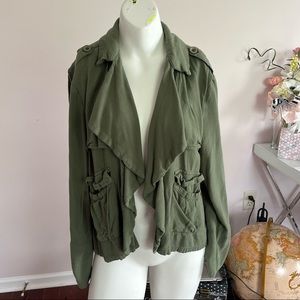 Army green jacket